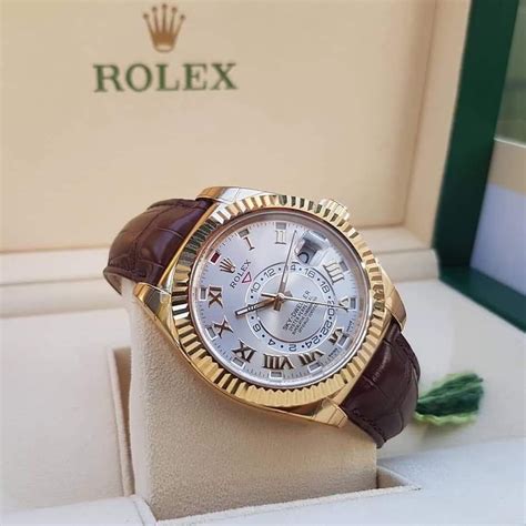 replica rolex with leather band|rolex 19mm watch band leather.